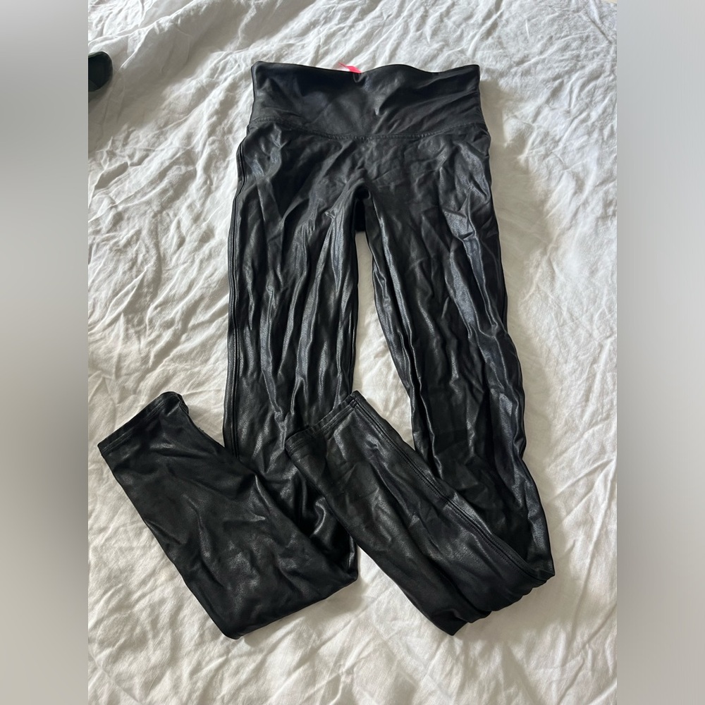 Spanx faux leather leggings